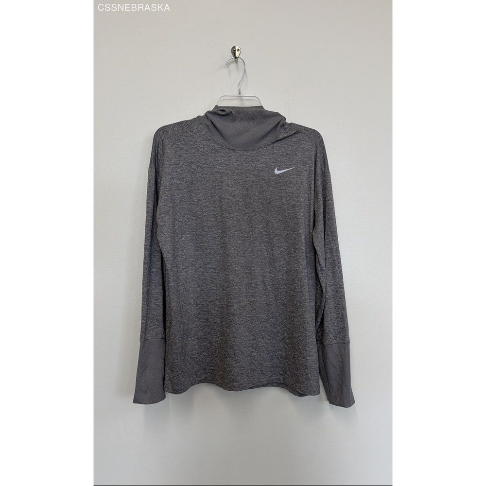 Nike Gray Running Dri-FIT long sleeve top - Size‎ XL